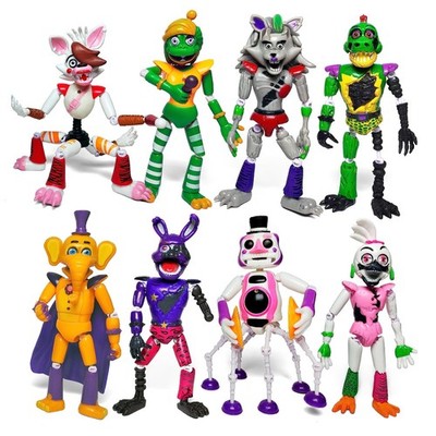 8pcs FNAF Action Figures Set | Ultimate Custom Night Collection | Five Nights To