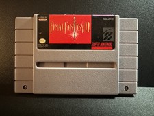 Final Fantasy II SNES Super Nintendo Authentic Cartridge RPG