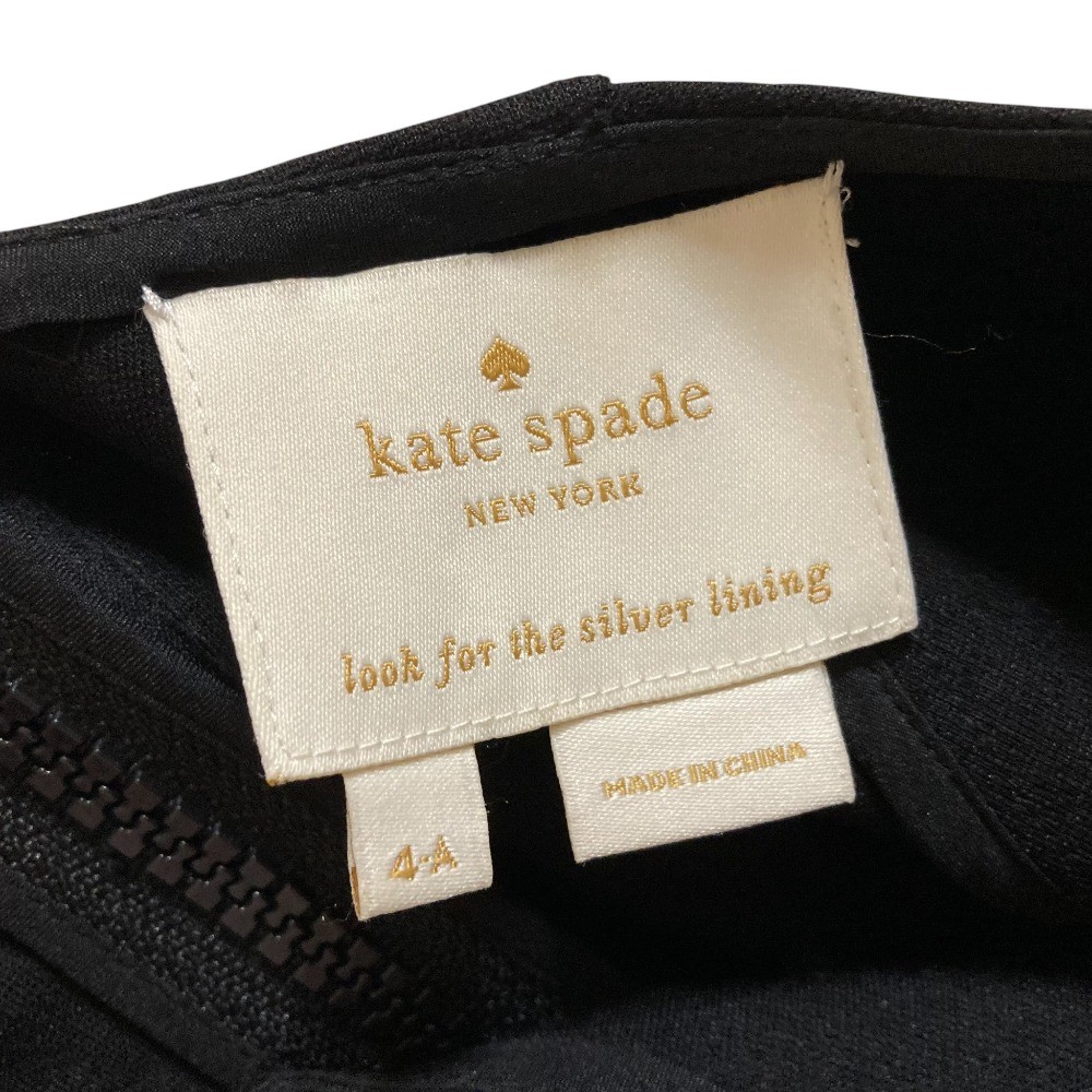 Kate Spade short sleeve knee-length dress, size 4, black Women USED thumbnail 4