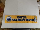 Vtg.  Original Buffalo Sabres Bumper Sticker  Catch Stanley Fever  NHL Hockey — photo 1
