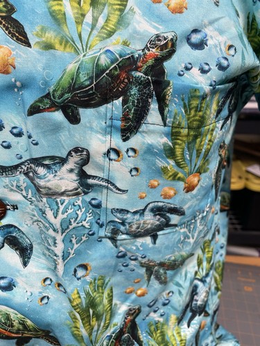 "Aqua Turtles", Small, , SOMETHING FISHY SHIRTS, Tropical, Baumwolle - Bild 2 von 4