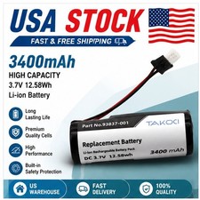3400mAh Battery for Wahl Sterling 4 Super Taper Magic Clip 93837-001 Li-ion