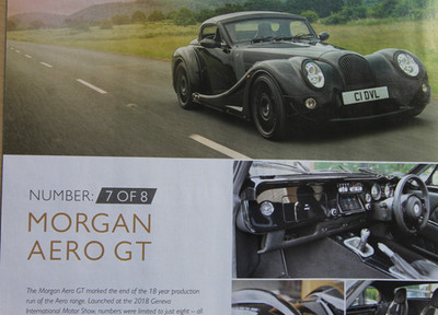 Original 2021 OCTANE extracted mag article: MORGAN AERO GT (1 printed side)