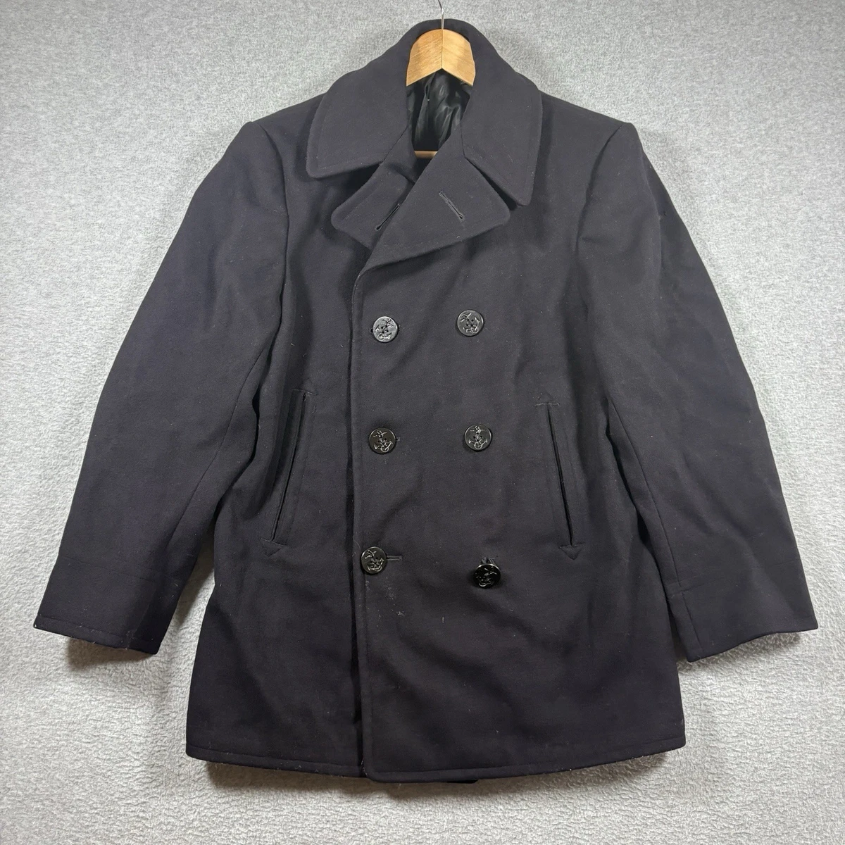 25+ Vintage Navy Pea Coat In Original Ww2 Collectible Us Uniforms