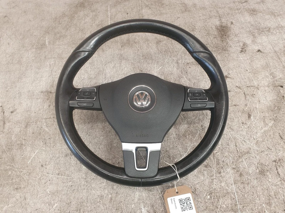 VOLKSWAGEN PASSAT CC STEERING WHEEL W/ CONTROLS 2008-2018 MK1 #87402