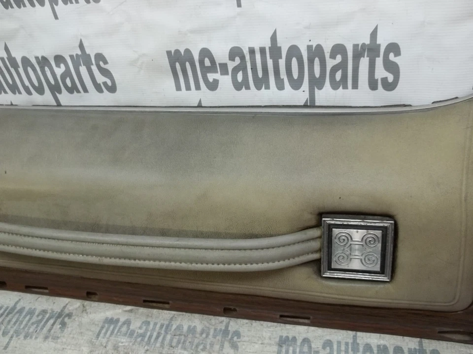 73-76 CADILLAC SEDAN DEVILLE OEM LADO IZQUIERDO DEL CONDUCTOR PUERTA SUPERIOR DELANTERA PANEL MOLDURA Foto 4 de 4