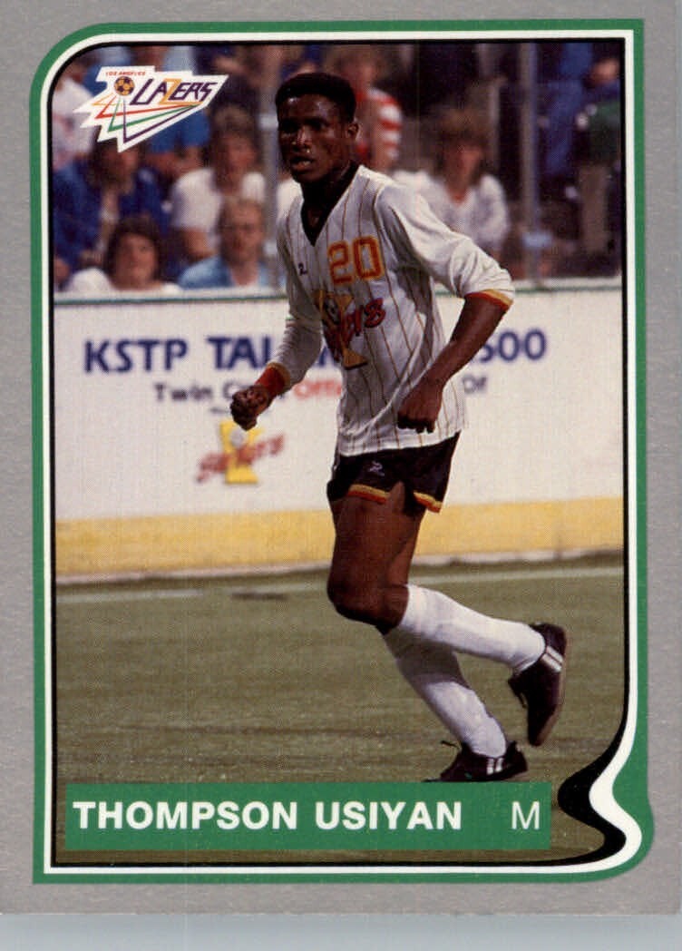 1987-88 Pacific MISL  / NASL / NPSL -   Los Angeles Lazers - #95 Thompson Usiyan