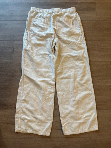 Brunello Cucinelli Damen 12 The Loose Wide Leg Leinenhose in Elfenbeinküste - Bild 2 von 12