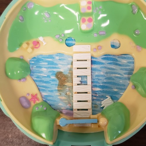 Polly Pocket Beach House Case Bluebird 1989 Vintage Bluebird Blue - Picture 6 of 7