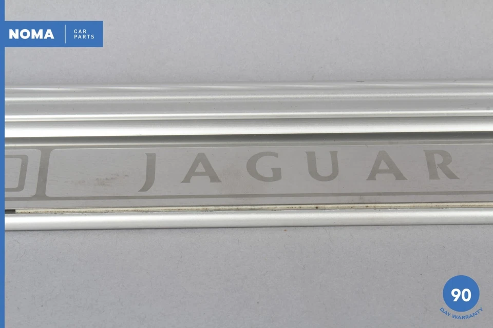 98-03 Jaguar XJ8 XJR VDP X308 Rear Left Driver Side Door Scuff Panel Trim OEM - Image 4 of 4