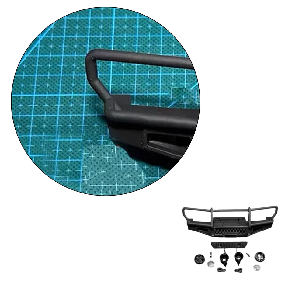 New Bumper RC Car Parts Upgrade DIY Accessories For MN1/12 MN82 MN-82 Truck 1:gO - Image 3 of 4