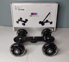 Premium Flex Skater Dolly Stabilizer Table Top Slider for DSLR - Used