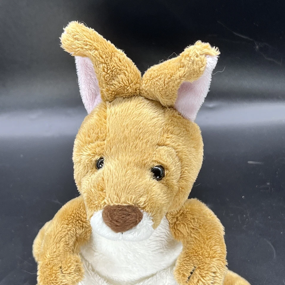Ganz Webkinz Kangaroo HM180 Plush Animal Pouch Retired NO CODE 9'' Vintage - Image 2 of 4