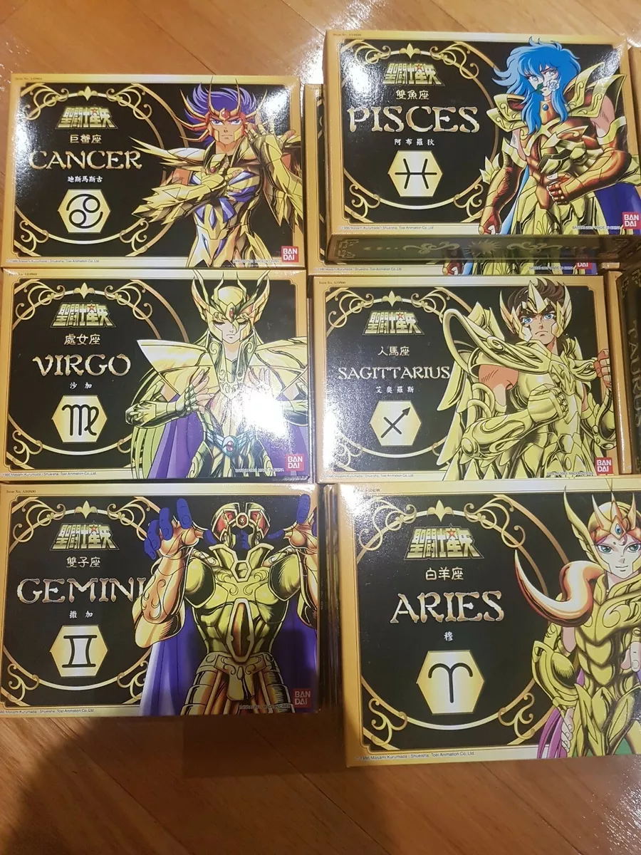 Bandai Saint Seiya Zodiac 12 Constellations Gold Saints Mini Figure set of  12