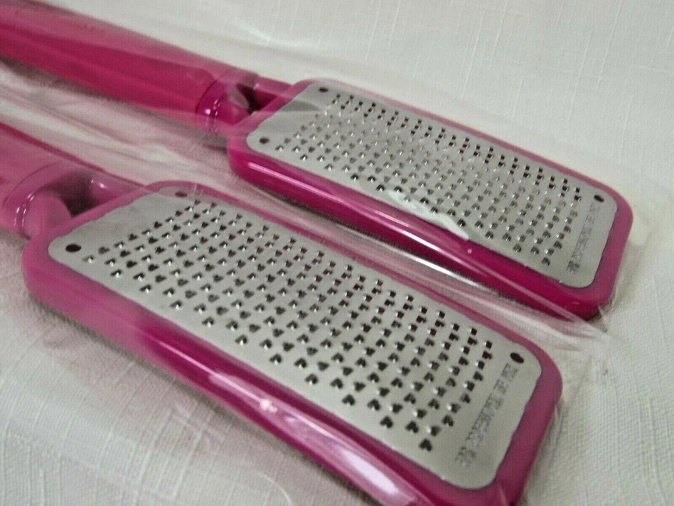 LOTE 2X Mr Pumice LIMA DE PIE DE METAL Retirar Seguro Pedicura Callo Mini Removedor de Placas Foto 4 de 4