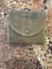 Antique Vintage 1914 WWI KHAKI EVER-READY SAFETY RAZOR SHAVING SET KIT 🔥