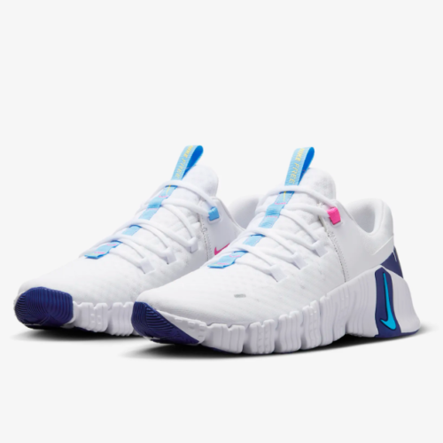 Nike Free Metcon 5  Men's Training Shoes Sneakers White Blue DV3949-103