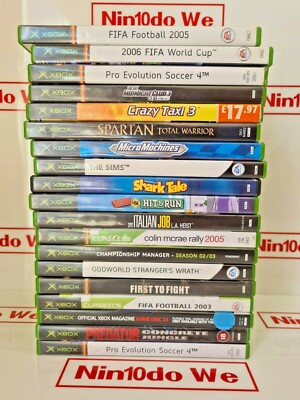 Xbox Original Spiele - OHNE HANDBÜCHER - getestet und funktionsfähig - KOSTENLOSER VERSAND