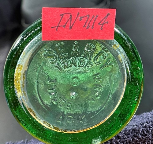 Vintage Coca-Cola 10 oz ACL Green Glass Soda Bottle 75-2 Searcy Ark IN7114 - Picture 4 of 5
