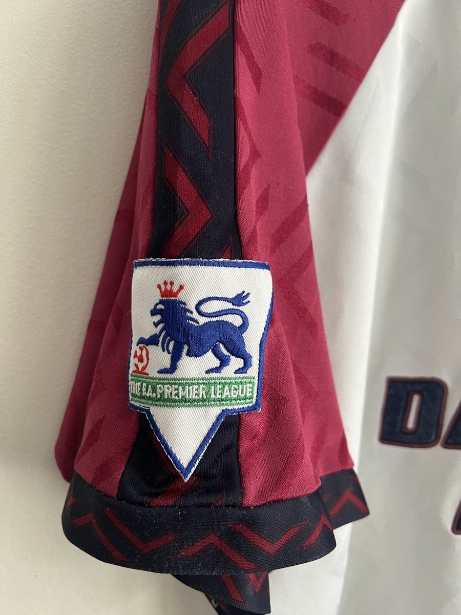 Maillot De Football WEST HAM UNITED 1994/1996 - 3ème Maillot Vintage PONY - Taille L Adulte - Occasion Bon état