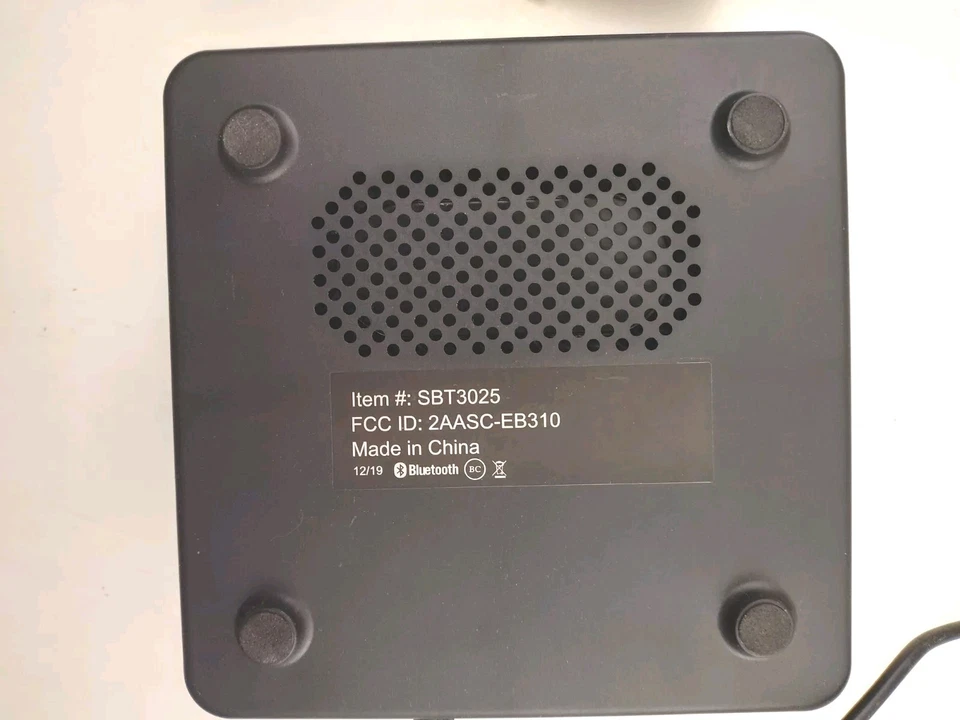 Sharper Image Digital Alarm Clock With Bluetooth & Wireless Charging Dock - Image 2 of 4