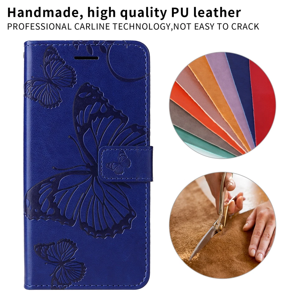 For Google Pixel 8/7/6 Pro 7A 6A Pattern Stand PU Leather Flip Wallet Phone Case - Image 2 of 4