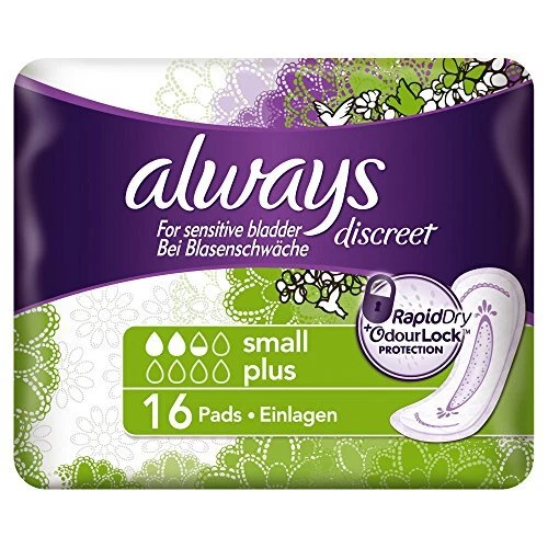 INTIMHYGIENE Always Discreet Incontinence Protections Small Plus 16 Pièces 2 Paquet