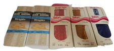 5 -Vintage Lace Seam Binding & Tape variety Of brands and colors new & used