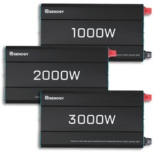Produktbild - RENOGY Sinus Wechselrichter mit integrierter Netzvorrangschaltung USV 12V 230V