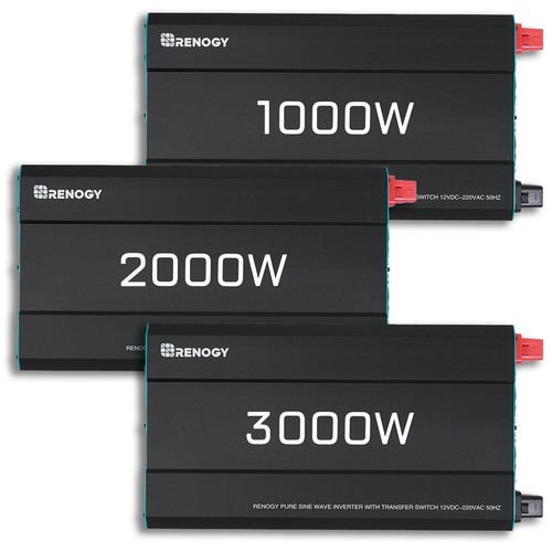 RENOGY Sinus Wechselrichter mit integrierter Netzvorrangschaltung USV 12V 230V - Bild 1 von 19