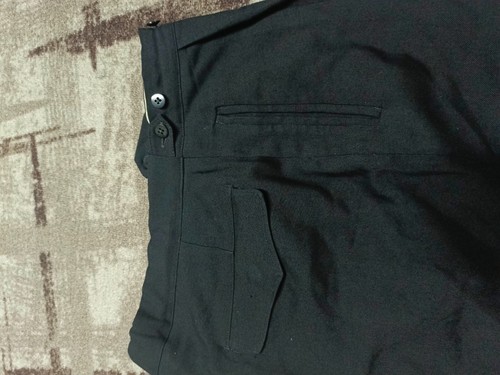 1950s vintage handtailored bespoke classic all worsted 3 button black suit 40S - Picture 11 of 15