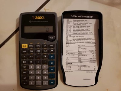 Texas Instruments TI-30Xa Scientific Calculator USED Free Shipping