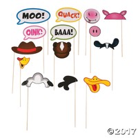 Farm Party Photo Stick Props on sale Farm Party Photo Stick Props on sale