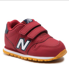 SCARPE SNEAKERS BIMBO NEW BALANCE IV500BF1 ECO PELLE ROSSO ORIGINALE AI 2024