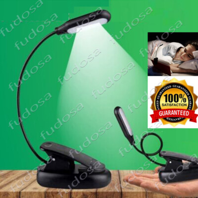 TIKA Flexible Clip-On LED Book Light – Rechargeable USB Lamp For Reading In Bed Or Travel
