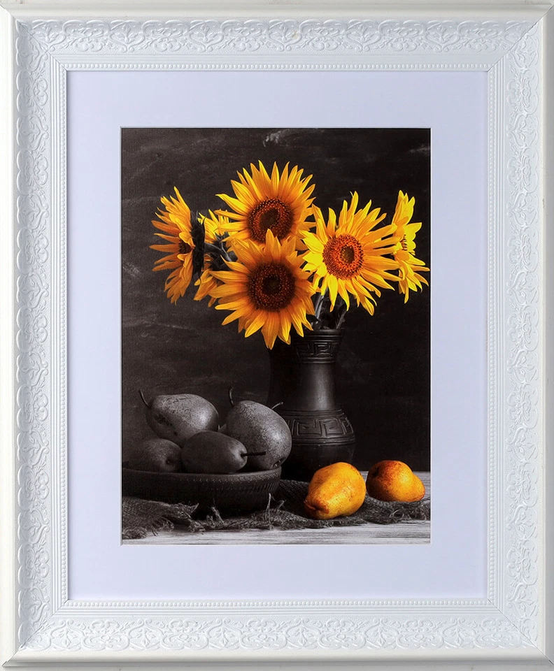 4-Pack Custom Picture Poster Frame 2-1/2" White Victorian 16x20 24x36 1556-A1001 - Image 2 of 4