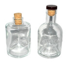 KILNER Cork Top Preserve Bottles Est. 1842 L Clear Glass Cork Top 6.50" 5.50"