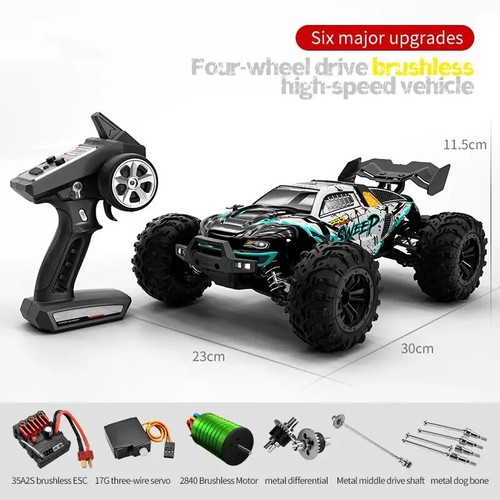 Q117 Brushless 4WD RC Cars for Adults, 1:16 70KM/H Remote Control Car New - Picture 27 of 30