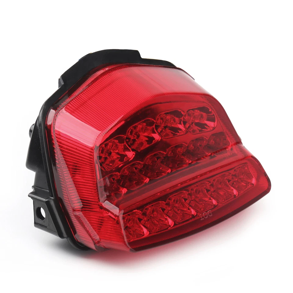 Integrated LED TailLight Turn Signals Fit For Honda CBR1000RR 2008-2016 Red Foto 4 de 4