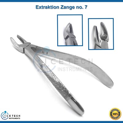 ''Zahnextraktionszange Nr. 7   Chirurgisches Instrument(Extraction Forcep No-7)