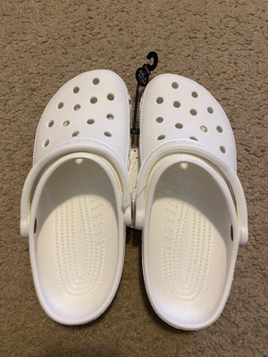 all white clogs