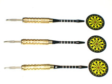 Steel Tip Darts, New 17 Gram Brass, with Aluminum Shafts 3519