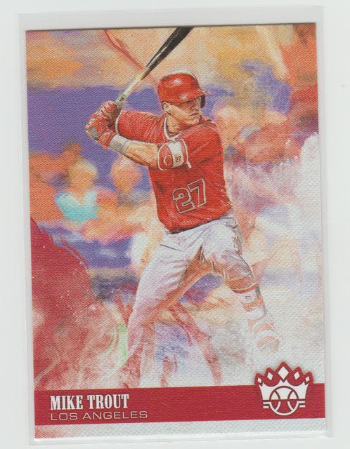 2018 Panini Diamond Kings Mike Trout Card 70 EBay