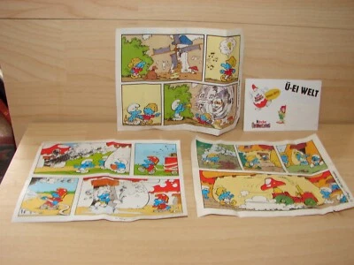 MAXI-EI INHALTE 1995  (ITALIEN) SCHLÜMPFE  -  EINZELNE MIT BPZ ZUR AUSWAHL - Bild 1 von 2