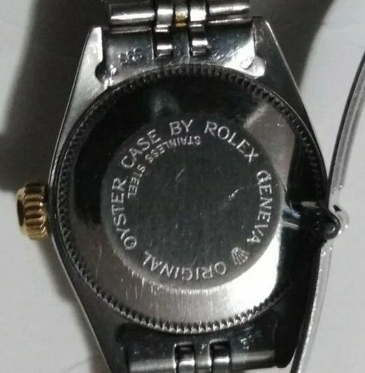 Reloj Rolex Tudor Princess Oysterdate esfera champán dos tonos para dama oro 18 quilates Foto 3 de 4