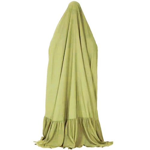Muslim Women Khimar Overhead Hijab Burqa Prayer Dress Islamic Abaya Dubai Kaftan - Picture 21 of 48