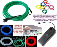 Kato Neon Led Tube 3V Green 2.3Mm Flexible With Controller Diorama Train Case