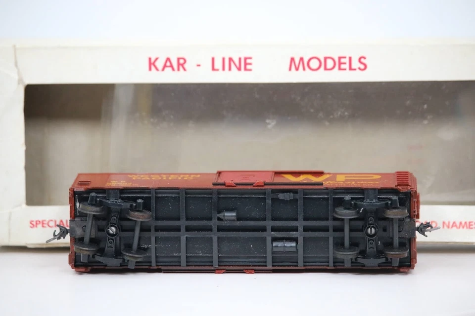 Vintage Ho Scale Kar-Line Western Pacific 57604 Box Car - Image 3 of 4