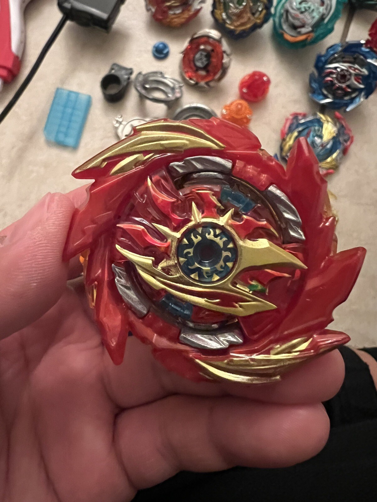 Beyblade Lot Of Mixed Parts RARE (L)