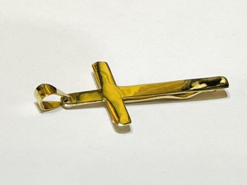 Großer Kreuz Kruzifix Anhänger 18 Karat massiv Gelbgold - Bild 5 von 10